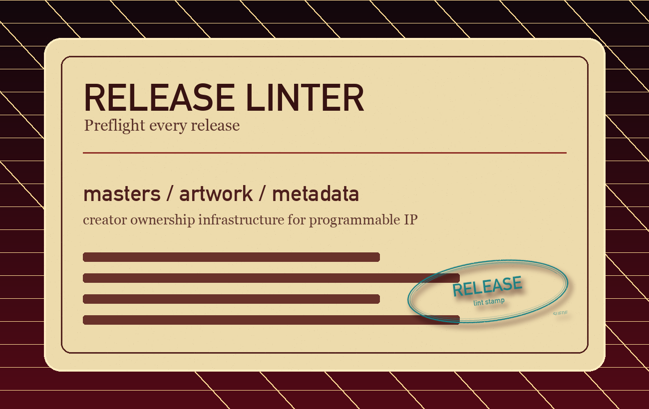 Passport page for the Music Release Metadata Linter skill.