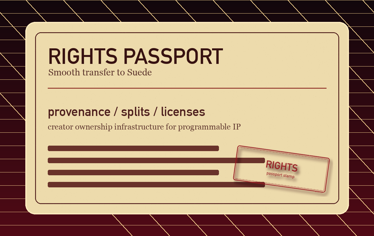 Passport page for the Suede Rights Passport skill.